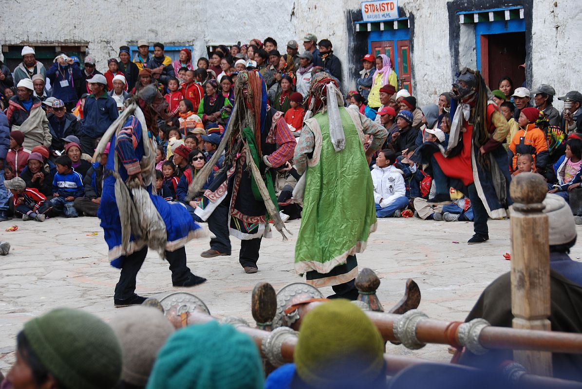 Mustang Lo Manthang Tiji Festival Day 2 09 Hairy Men Dancers